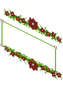 Red Floral Sign Cover