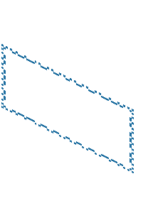 Light Blue Looped Sign Cover