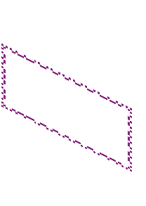 Magenta Looped Sign Cover