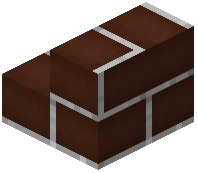 Brown Thick Brick Stairs
