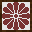 Dark Oak Shoji Red Kiku Pattern