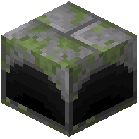 Mossy Open Stone Brick Drain