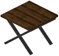 Dark Oak Porch Table