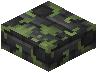 Mossy Deepslate Tile Slab