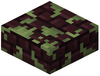 Mossy Nether Brick Slab