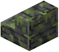 Mossy Polished Deepslate Stairs