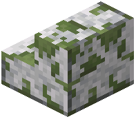 Mossy Polished Diorite Stairs
