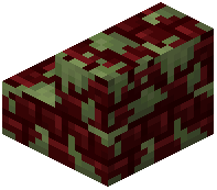 Mossy Red Nether Brick Stairs