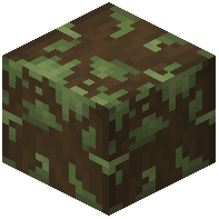 Mossy Stripped Dark Oak Log