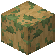 Mossy Stripped Oak Log