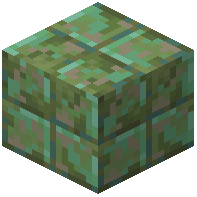 Mossy Weathered Cut Copper