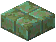 Mossy Weathered Cut Copper Slab