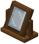 Dark Oak Desk Mirror