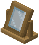 Oak Desk Mirror