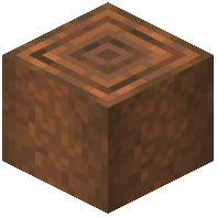 Stripped Chestnut Log