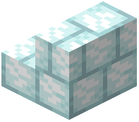 Snow Brick Stairs