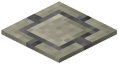 Chiseled limestone bricks pressure plate