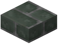 Greenstone stone bricks slab
