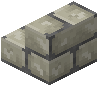 Limestone stone bricks stairs