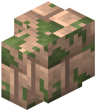 Mossy Adamellite Brick Wall
