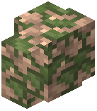 Mossy Adamellite Cobblestone Wall