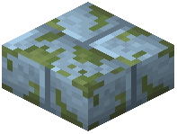 Mossy Blueschist Brick Slab