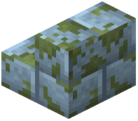 Mossy Blueschist Brick Stairs