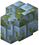 Mossy Blueschist Brick Wall