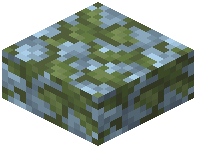 Mossy Blueschist Cobblestone Slab
