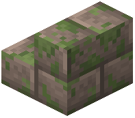 Mossy Chert Brick Stairs
