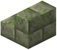 Mossy Dolomite Brick Stairs