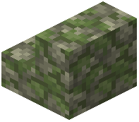 Mossy Dolomite Cobblestone Stairs