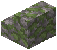 Mossy Gabbro Cobblestone Stairs