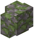 Mossy Gabbro Cobblestone Wall