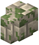 Mossy Limestone Brick Wall