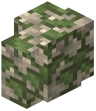 Mossy Limestone Cobblestone Wall