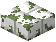 Mossy Marble Brick Slab