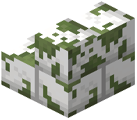 Mossy Marble Brick Stairs