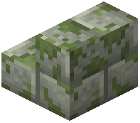 Mossy Rhyolite Brick Stairs