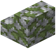 Mossy Shale Cobblestone Stairs