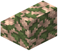 Mossy Siltstone Cobblestone Stairs