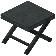 Average Table Black Concrete