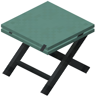 Average Table Cyan Concrete