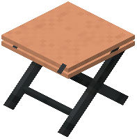 Average Table Orange Concrete