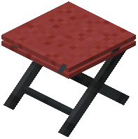 Average Table Red Concrete