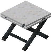 Average Table White Concrete