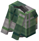 Backpack Decorative Green Wool