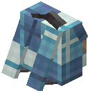 Backpack Decorative Light Blue Wool