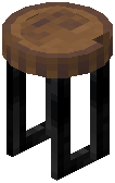 Bar Stool Raw Spruce Wood