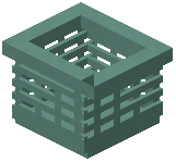 Basket Cyan Concrete